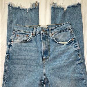 Worn once ZW THE DREED FLARE JEANS